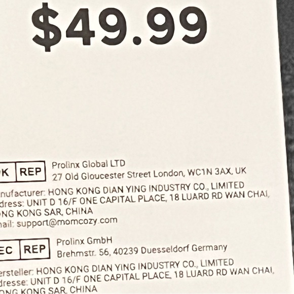 MOMCOZY Nursing Bra Sz.-XXL Cotton Spandex Blend - Picture 2 of 8